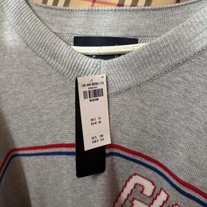 Abercrombie & Fitch New York Giants Gray Crewneck Sweater